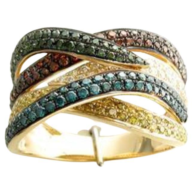 Grand Sample Sale Ring featuring Blueberry Diamonds , Vanilla Diamonds ,