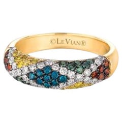 Grand Sample Sale Ring featuring Blueberry Diamonds , Vanilla Diamonds 