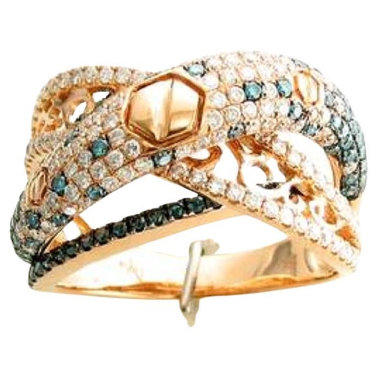 Grand Sample Sale Ring Featuring Blueberry Diamonds, Vanilla Diamonds ...