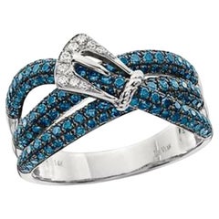 Grand Sample Sale Ring Featuring Blueberry Diamonds, Vanilla Diamonds Set