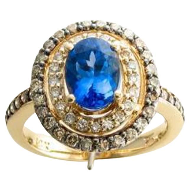 Grand Sample Sale Ring featuring Blueberry Tanzanite Chocolate Diamonds ...
