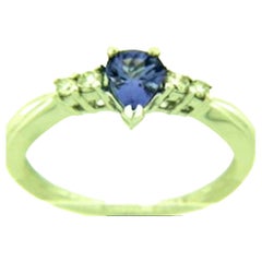 Grand Sample Sale Ring Featuring Blueberry Tanzanite Vanilla Diamonds