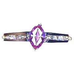 Grand Sample Sale Ring mit Bubble Gum Pink Sapphire in 14K Vanille gefasst
