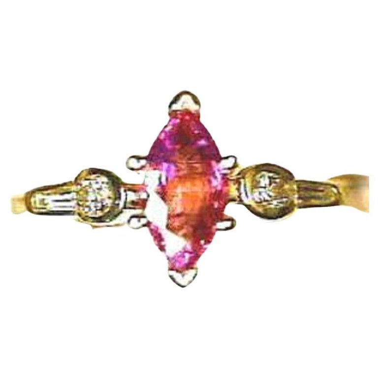 Grand Sample Sale Ring Featuring Bubble Gum Pink Sapphire Set in P18