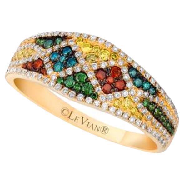 Grand Sample Sale Ring Featuring Cherryberry Diamonds, Fancy Diamonds