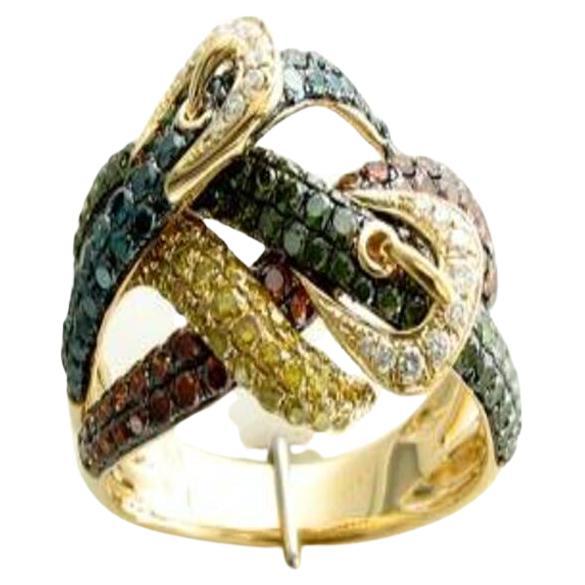 Grand Sample Sale Ring mit Cherryberry-Diamanten, Kiwiberry Green Diamond im Angebot