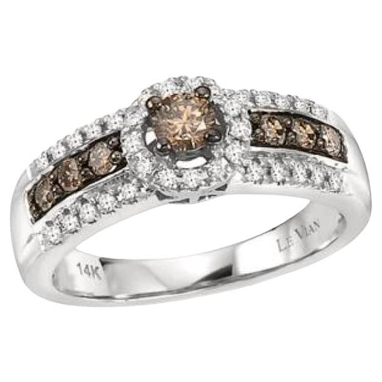 Chocolate Gold Rings Grand Sample Sale Ring featuring Chocolate Diamonds For Sale at 1stDibs