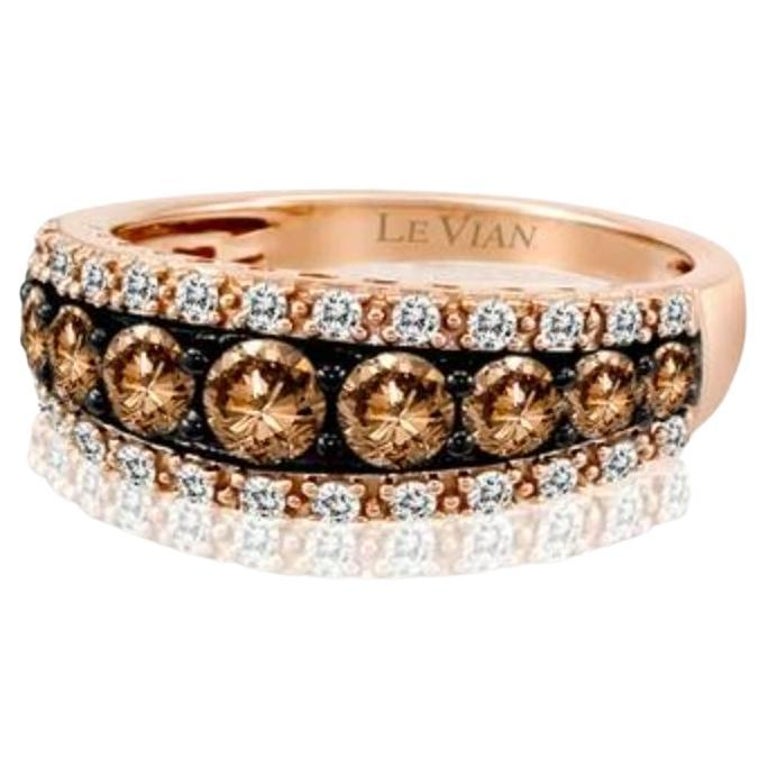 Grand Sample Sale Ring Featuring Chocolate Diamonds For Sale at 1stDibs