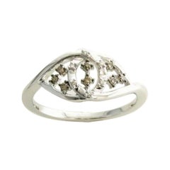 Grand Sample Sale Ring featuring Chocolate Diamonds , Vanilla Diamonds