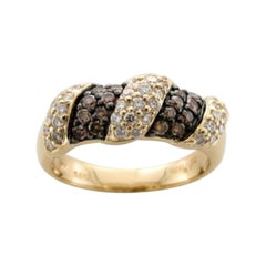 Grand Sample Sale Ring featuring Chocolate Diamonds , Vanilla Diamonds