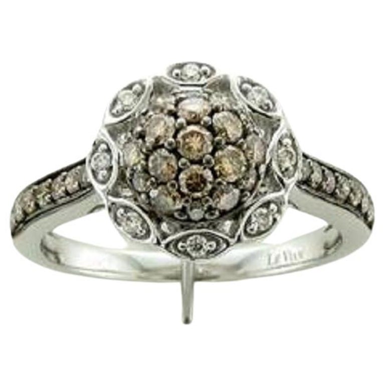 Grand Sample Sale Ring Featuring Chocolate Diamonds, Vanilla Diamonds ...