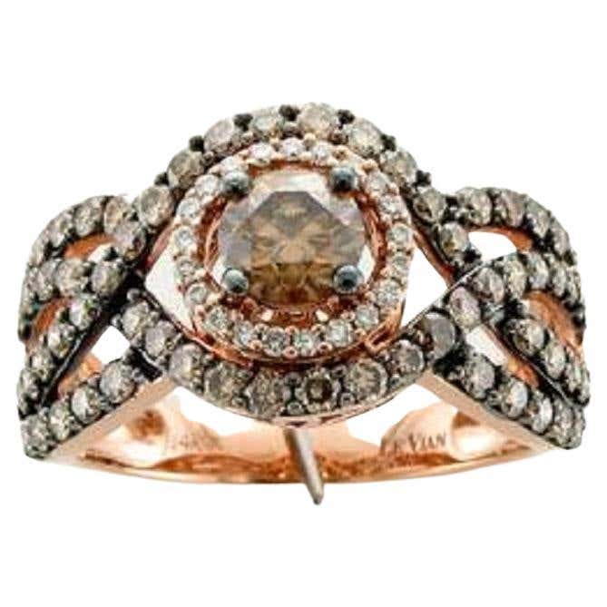 Grand Sample Sale Ring Featuring Chocolate Diamonds, Vanilla Diamonds ...