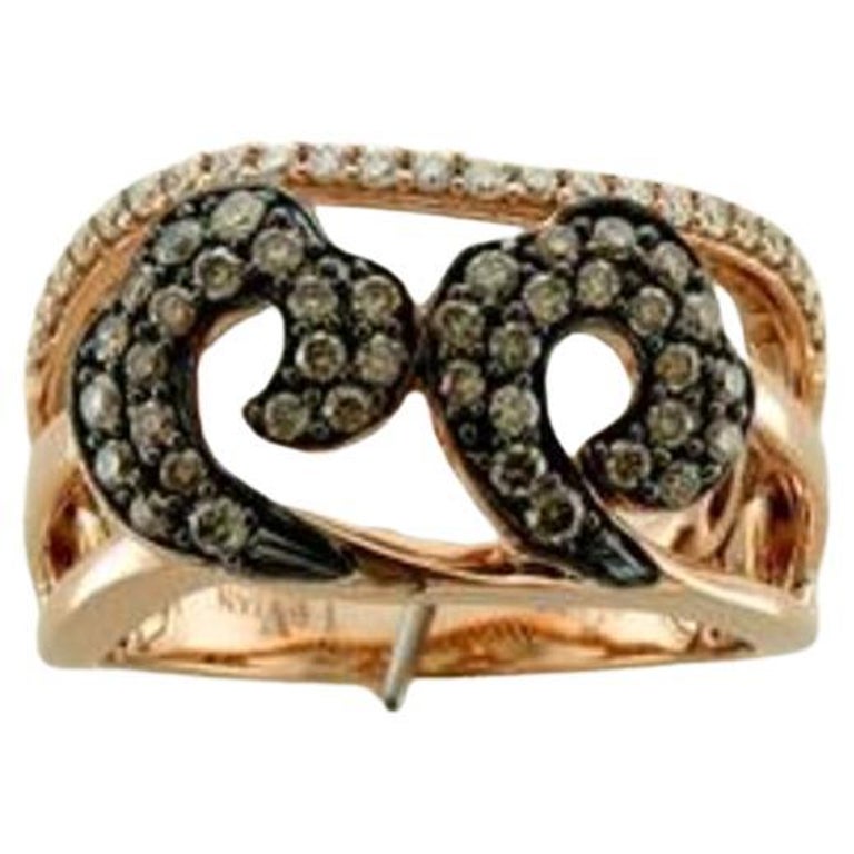 Grand Sample Sale Ring Featuring Chocolate Diamonds, Vanilla Diamonds ...