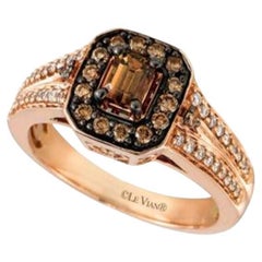 Grand Sample Sale Ring Featuring Chocolate Diamonds, Vanilla Diamonds Set