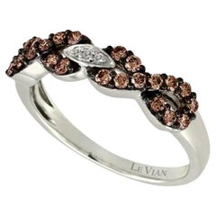 Grand Sample Sale Ring Featuring Chocolate Diamonds, Vanilla Diamonds Set