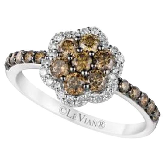Grand Sample Sale Ring Featuring Chocolate Diamonds, Vanilla Diamonds Set