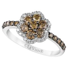 Grand Sample Sale Ring Featuring Chocolate Diamonds, Vanilla Diamonds Set