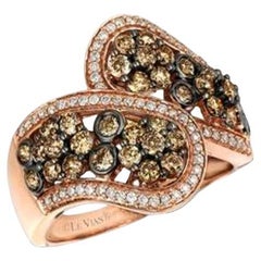 Grand Sample Sale Ring Featuring Chocolate Diamonds, Vanilla Diamonds Set