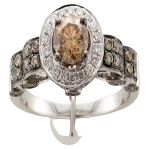 Grand Sample Sale Ring featuring Chocolate Diamonds , Vanilla Diamonds set