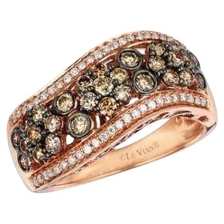 Grand Sample Sale Ring Featuring Chocolate Diamonds, Vanilla Diamonds ...