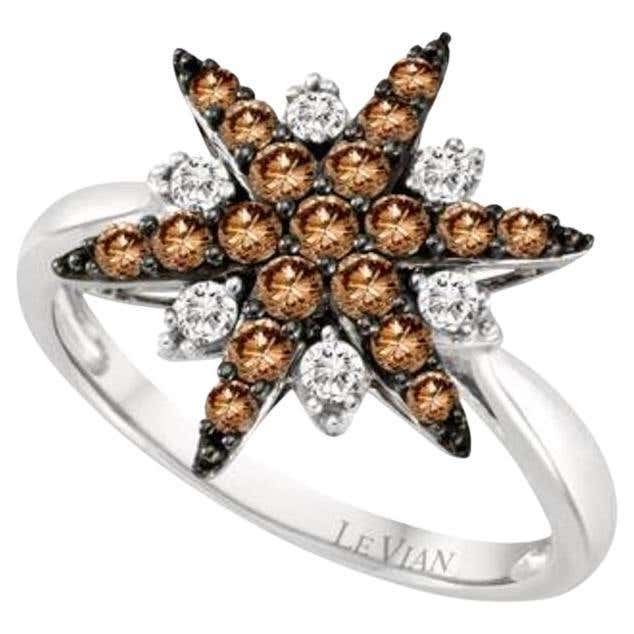 Grand Sample Sale Ring featuring Chocolate Diamonds , Vanilla Diamonds ...