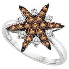Grand Sample Sale Ring featuring Chocolate Diamonds , Vanilla Diamonds set
