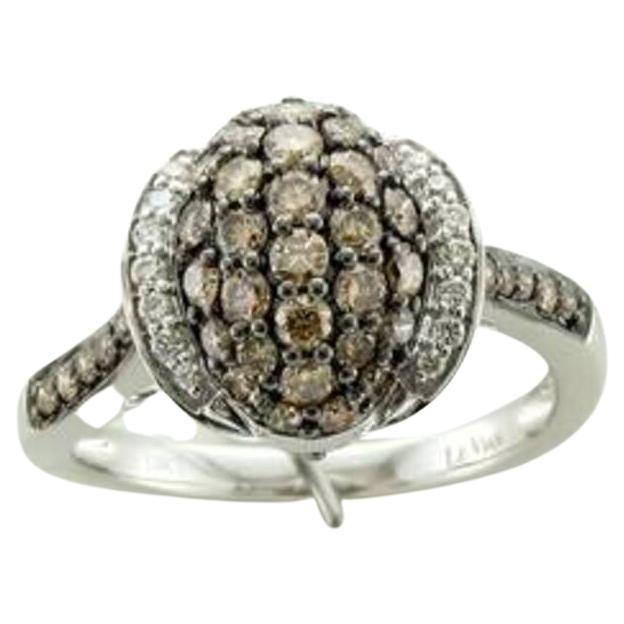 Grand Sample Sale Ring Featuring Chocolate Diamonds, Vanilla Diamonds Set