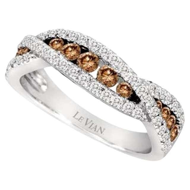 Grand Sample Sale Ring featuring Vanilla Diamonds , Chocolate Diamonds ...