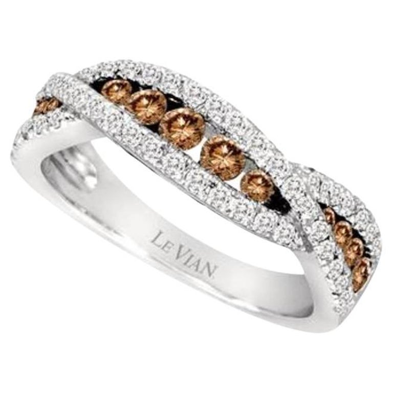 Grand Sample Sale Ring Featuring Chocolate Diamonds, Vanilla Diamonds ...