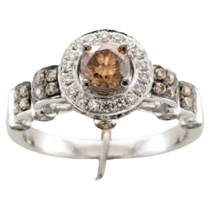 Grand Sample Sale Ring Featuring Chocolate Diamonds, Vanilla Diamonds Set For Sale