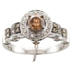Grand Sample Sale Ring Featuring Chocolate Diamonds, Vanilla Diamonds Set