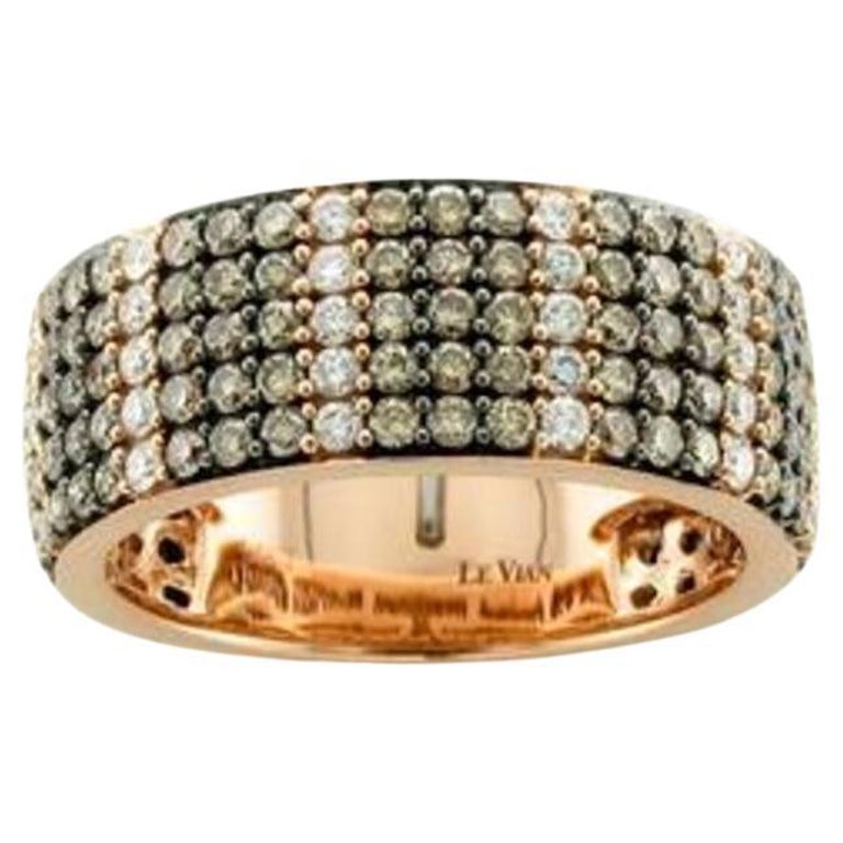 Grand Sample Sale Ring Featuring Chocolate Diamonds, Vanilla Diamonds