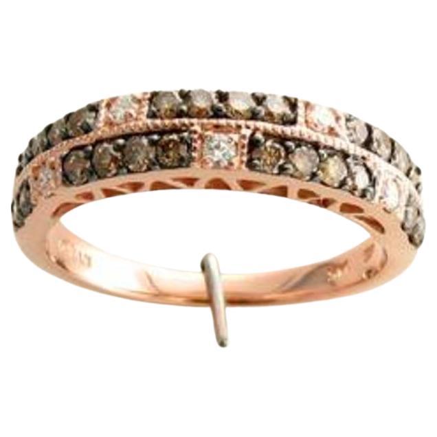 Grand Sample Sale Ring Featuring Chocolate Diamonds, Vanilla Diamonds Set For Sale