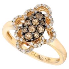 Grand Sample Sale Ring Featuring Chocolate Diamonds, Vanilla Diamonds Set