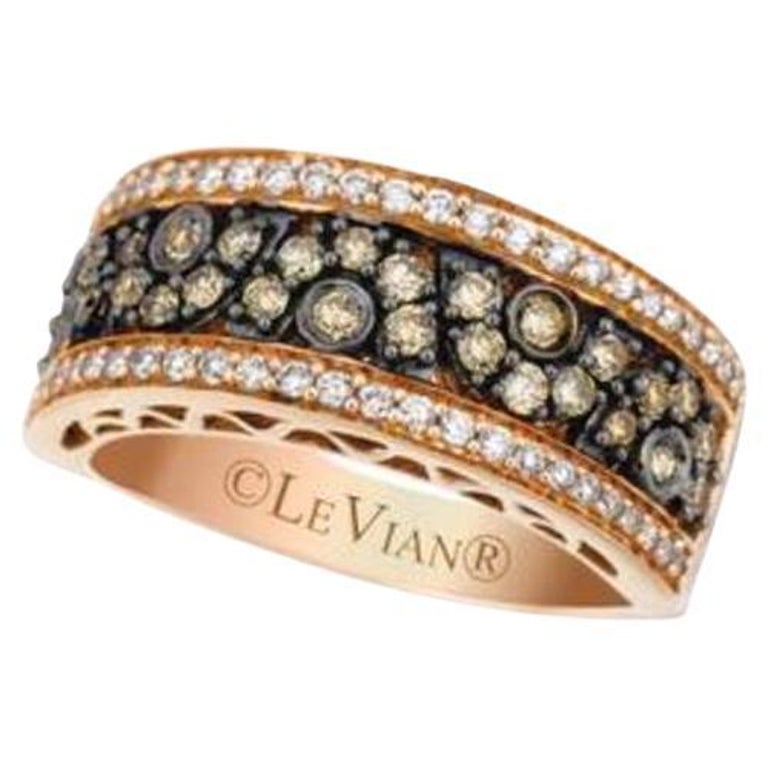 Grand Sample Sale Ring Featuring Chocolate Diamonds, Vanilla Diamonds ...