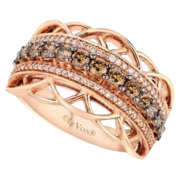 Grand Sample Sale Ring Featuring Chocolate Diamonds, Vanilla Diamonds ...