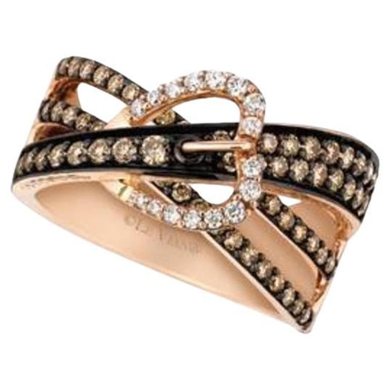 Grand Sample Sale Ring Featuring Chocolate Diamonds, Vanilla Diamonds ...