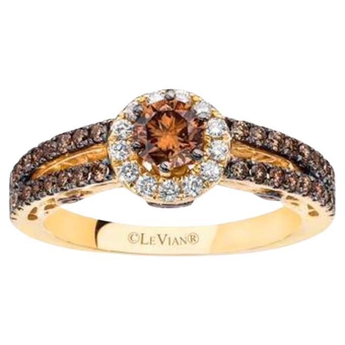 Grand Sample Sale Ring Featuring Chocolate Diamonds, Vanilla Diamonds Set For Sale
