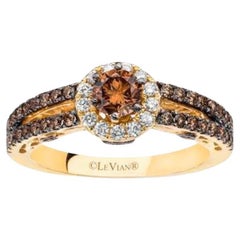 Grand Sample Sale Ring Featuring Chocolate Diamonds, Vanilla Diamonds Set