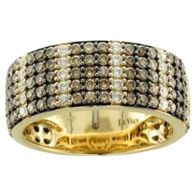 Grand Sample Sale Ring featuring Chocolate Diamonds , Vanilla Diamonds set in