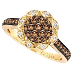 Grand Sample Sale Ring Featuring Chocolate Diamonds, Vanilla Diamonds Set
