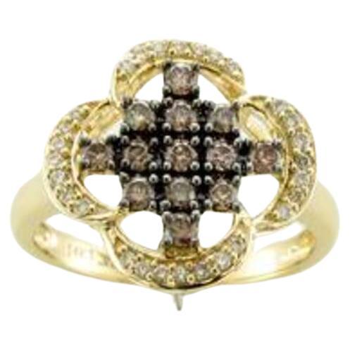 Grand Sample Sale Ring featuring Chocolate Diamonds , Vanilla Diamonds set in 