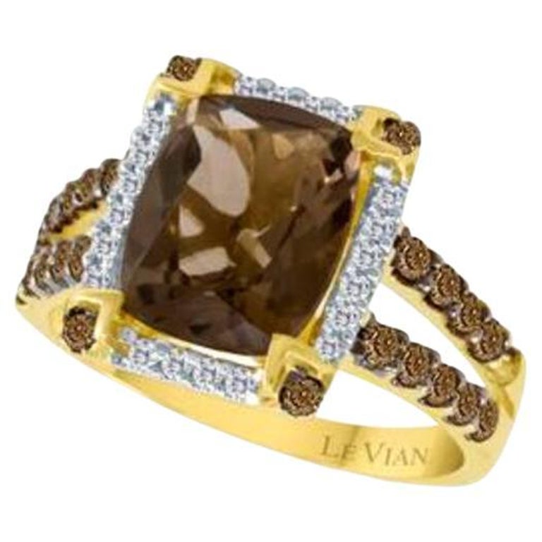 Grand Sample Sale Ring Featuring Chocolate Quartz Chocolate Diamonds ...