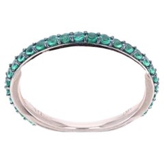 Grand Sample Sale Ring featuring Costa Smeralda Emeralds set in 14K Strawberry 