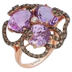 Grand Sample Sale Ring featuring Grape Amethyst, Cotton Candy Amethyst