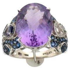 Grand Sample Sale Ring Featuring Grape Amethyst, Iolite, Blueberry Sapphire Grand Sample Sale Ring Featuring Grape Amethyst, Iolite, Blueberry Sapphire