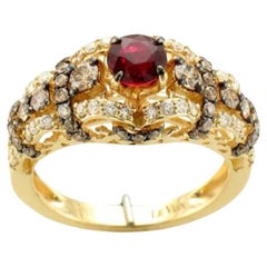Grand Sample Sale Ring featuring Passion Ruby Chocolate Diamonds  