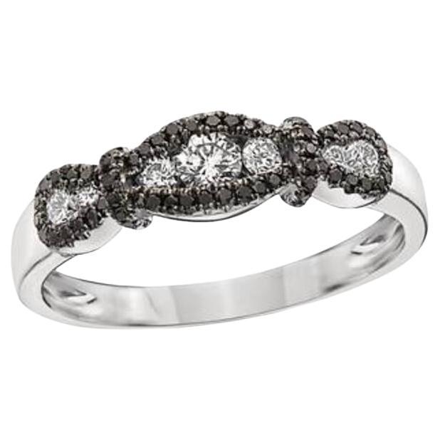 Grand Sample Sale Ring featuring Vanilla Diamonds , Blackberry Diamonds set 