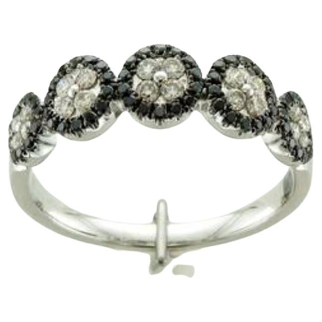 Grand Sample Sale Ring Featuring Vanilla Diamonds, Blackberry Diamonds Set For Sale