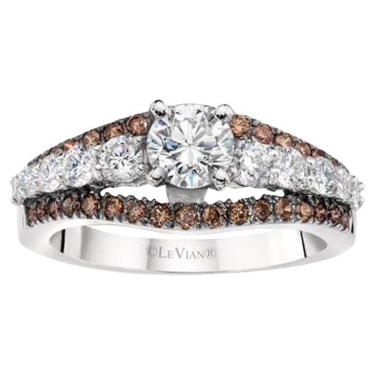 Grand Sample Sale Ring Featuring Vanilla Diamonds, Chocolate Diamonds ...